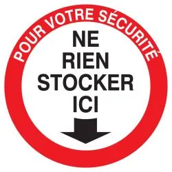 Panneau POUR VOTRE SECURITE NE RIEN ST Taliaplast 627208