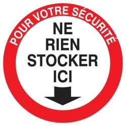 Panneau POUR VOTRE SECURITE NE RIEN ST Taliaplast 623204