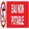 Panneau EAU NON POTABLE NORMASIGN 330X Taliaplast 625214