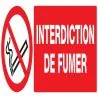 Panneau INTERDICTION DE FUMER NORMASIG Taliaplast 626236