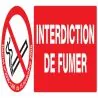 Panneau INTERDICTION DE FUMER + DECRET Taliaplast 626335