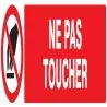 Panneau NE PAS TOUCHER 330X75 NORMASIG Taliaplast 625234