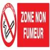 Panneau ZONE NON FUMEUR 330X120 NORMAS Taliaplast 626235