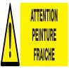 Panneau DANGER ATTENT.PEINTURE FRAICHE Taliaplast 620334