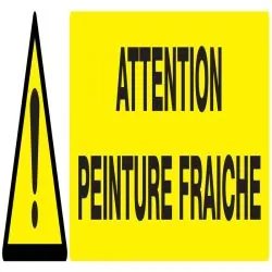 Panneau DANGER ATTENT.PEINTURE FRAICHE Taliaplast 625334