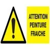 Panneau DANGER ATTENT.PEINTURE FRAICHE Taliaplast 621334