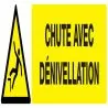 Panneau DANGER RISQUE DE CHUTE NORMASI Taliaplast 620327