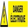 Panneau DANGER ELECTRICITE 200X52 NORM Taliaplast 620305