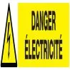 Panneau DANGER ELECTRICITE NORMAISGN 3 Taliaplast 625305