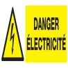 Panneau DANGER ELECTRICITE NORMASIGN 3 Taliaplast 626305