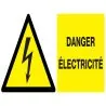 Panneau DANGER ELECTRICITE NORMASIGN 3 Taliaplast 621305
