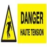 Panneau DANGER HAUTE TENSION 330X120 N Taliaplast 626302
