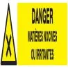 Panneau DANGER MATIERES NOCIVES OU IRR Taliaplast 625306