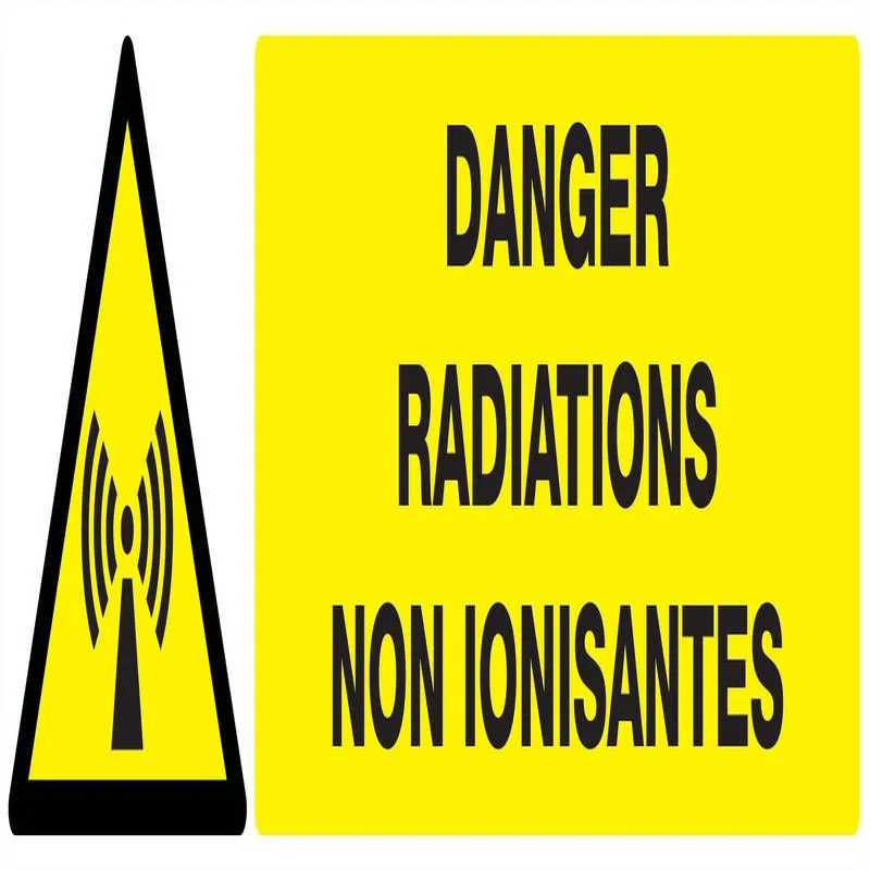 Panneau DANGER RADIAT. NON IONISANTES Taliaplast 620315