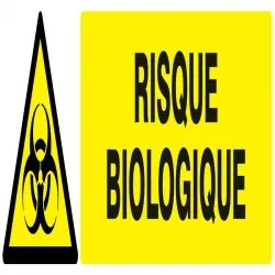 Panneau DANGER RISQUE BIOLOGIQUE NORMA Taliaplast 620317