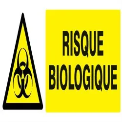 Panneau DANGER RISQUE BIOLOGIQUE NORMA Taliaplast 626317