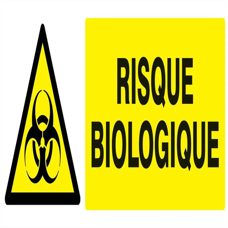 Panneau DANGER RISQUE BIOLOGIQUE NORMA Taliaplast 626317