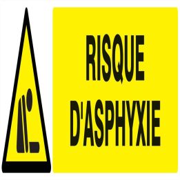 Panneau DANGER RISQUE D'ASPHYXIE NORMA Taliaplast 620329
