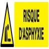 Panneau DANGER RISQUE D'ASPHYXIE NORMA Taliaplast 620329