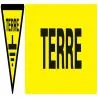 Panneau DANGER TERRE 330X75 NORMASIGN Taliaplast 625318