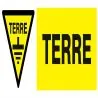 Panneau DANGER TERRE 330X120 NORMASIGN Taliaplast 626318