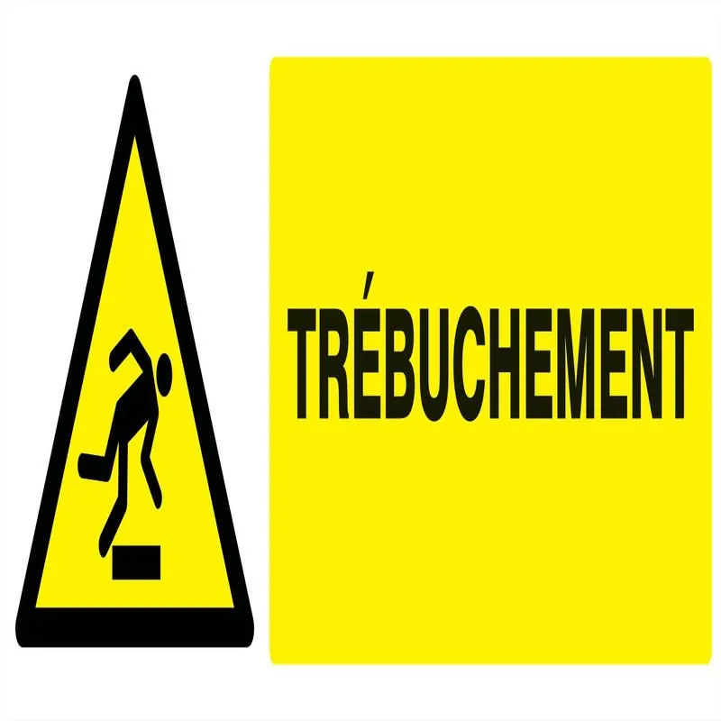 Panneau DANGER TREBUCHEMENT 330X120 NO Taliaplast 626328