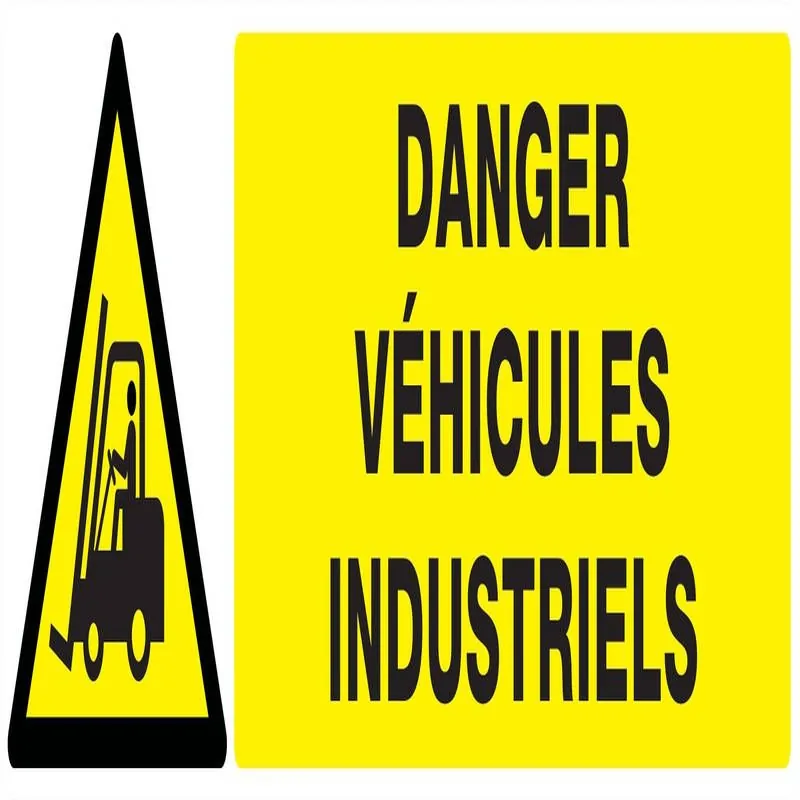 Panneau DANGER VEHICULES INDUSTRIELS N Taliaplast 620310