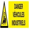 Panneau DANGER VEHICULES INDUSTRIELS N Taliaplast 620310