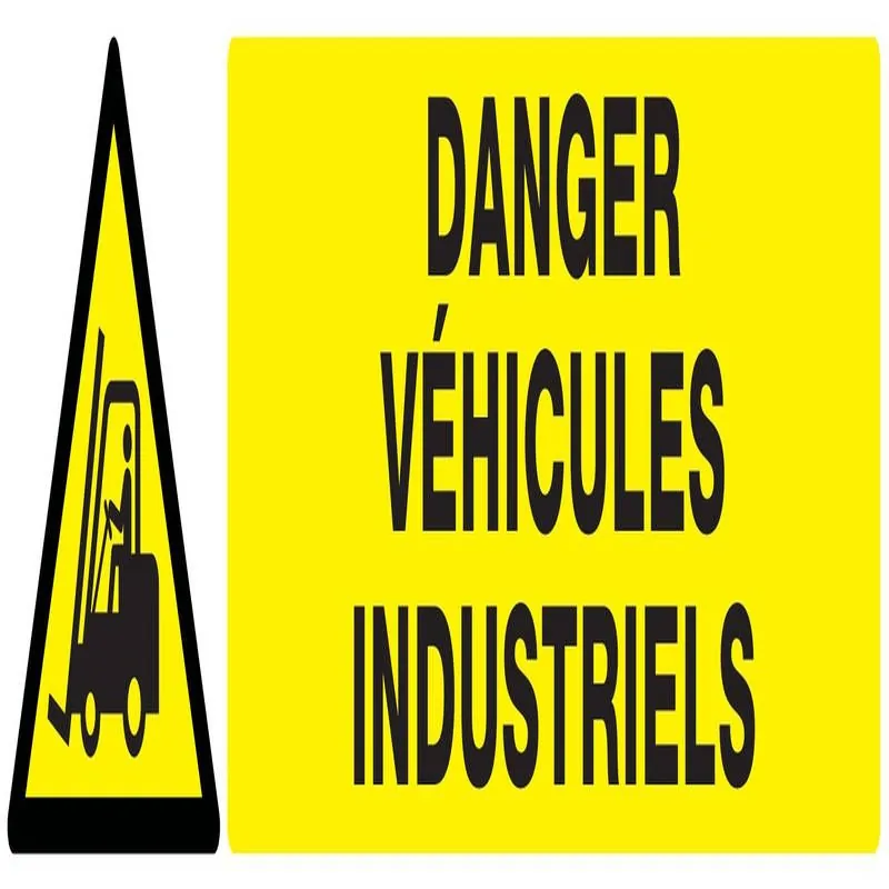 Panneau DANGER VEHICULES INDUSTRIELS N Taliaplast 625310