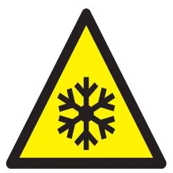 Panneau DANGER BASSES TEMPERATURES CON Taliaplast 629935