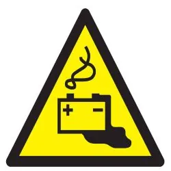 Panneau DANGER, CHARGE DE LA BATTERIE Taliaplast 629929