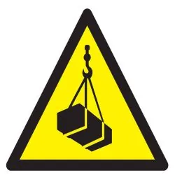 Panneau DANGER CHARGES SUSPENDUES NORM Taliaplast 629934