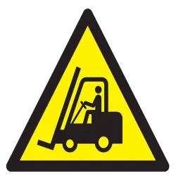 Panneau DANGER CHARIOT ELEV. A FOURCHE Taliaplast 629941