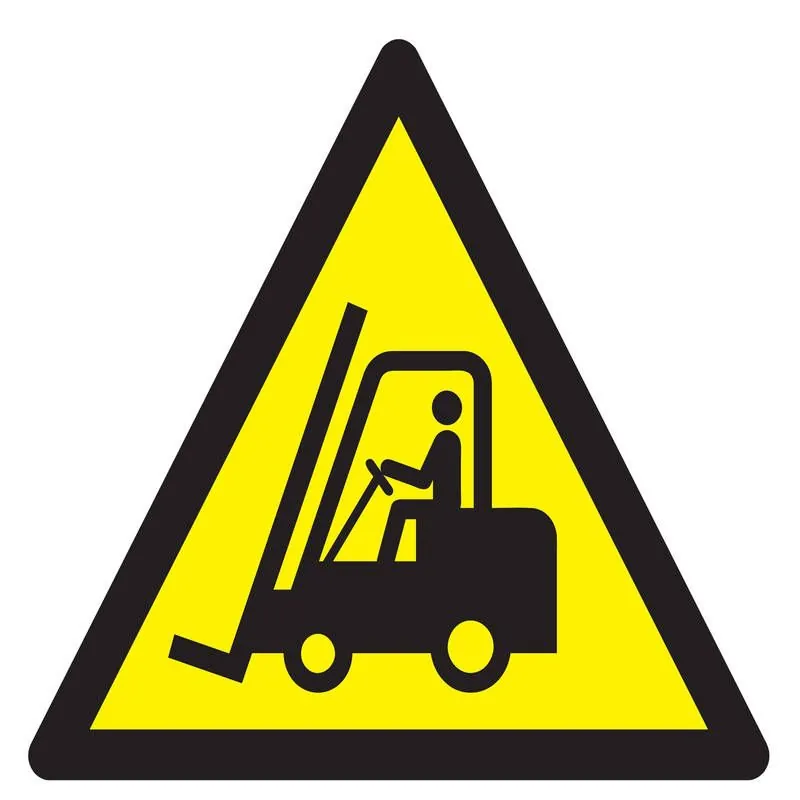 Panneau DANGER CHARIOT ELEV. A FOURCHE Taliaplast 629941
