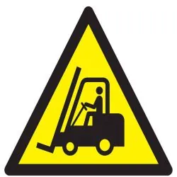 Panneau DANGER CHARIOT ELEV. A FOURCHE Taliaplast 629316
