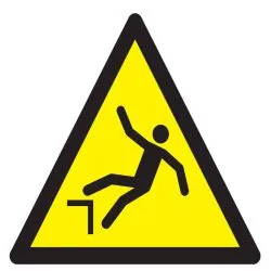 Panneau DANGER CHUTE AVEC DENIVELLAT. Taliaplast 629942