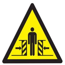 Panneau DANGER ECRASEMENT NORMASIGN 10 Taliaplast 629902