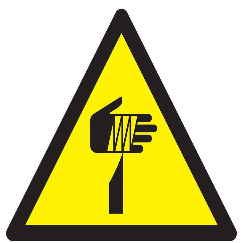 Panneau DANGER ELEMENT POINTU NORMASIG Taliaplast 629360