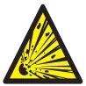 Panneau DANGER MATIERES EXPLOSIVES NOR Taliaplast 629946