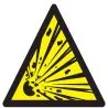 Panneau DANGER MATIERES EXPLOSIVES NOR Taliaplast 629318