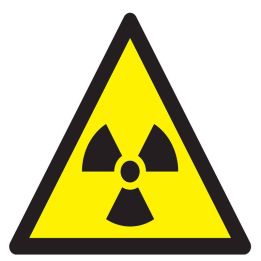Panneau DANGER MATIERES RADIOACTIVES O Taliaplast 629948