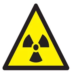 Panneau DANGER MATIERES RADIOACTIVES O Taliaplast 629948