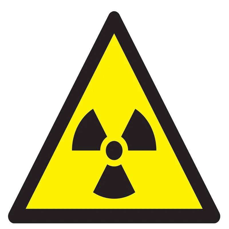 Panneau DANGER MATIERES RADIOACTIVES O Taliaplast 629948