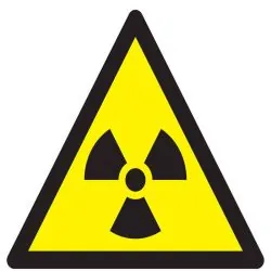 Panneau DANGER MATIERES RADIOACTIVES O Taliaplast 629310