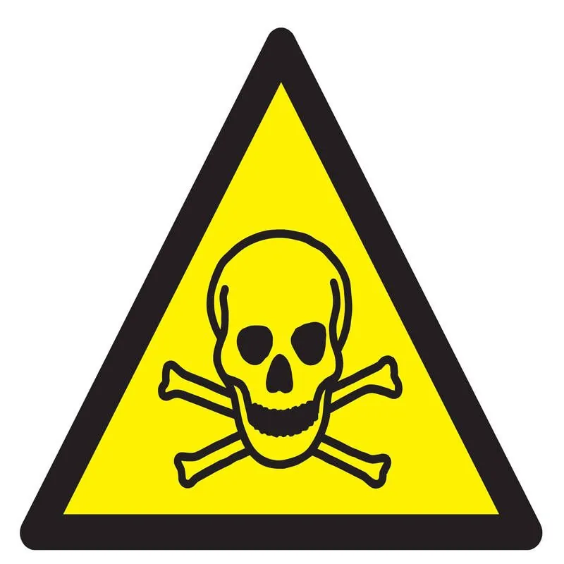 Panneau DANGER MATIERES TOXIQUES NORMA Taliaplast 629945