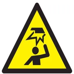 Panneau DANGER OBSTACLE EN HAUTEUR NOR Taliaplast 629369