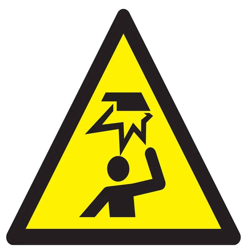 Panneau DANGER OBSTACLE EN HAUTEUR NOR Taliaplast 629369