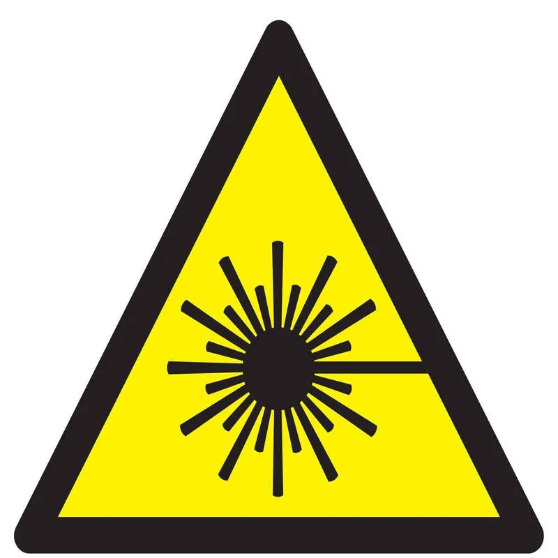 Panneau DANGER RAYONNEMENT LASER NORMA Taliaplast 629321