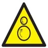 Panneau DANGER ROULEAUX CONTRAROTATIFS Taliaplast 629906