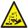 Panneau DANGER SUBSTANCES CORROSIVES N Taliaplast 629307
